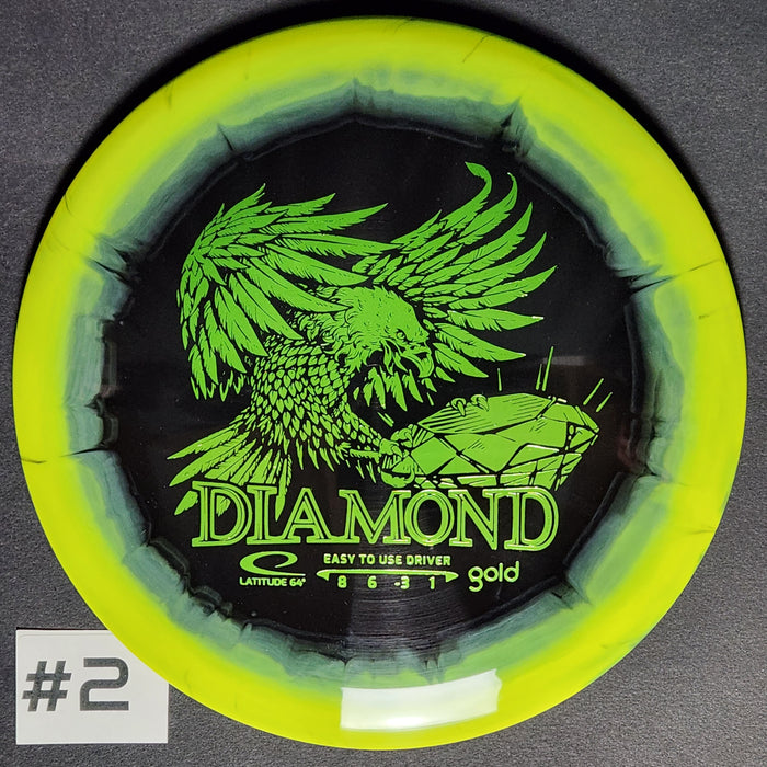 Diamond - Gold Orbit Plastic