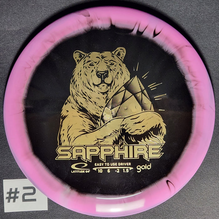 Sapphire - Gold Orbit Plastic