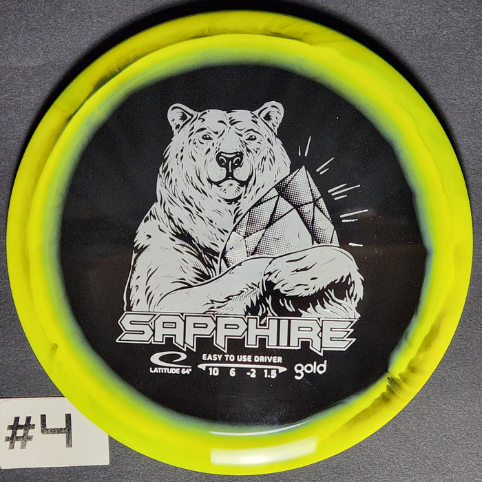 Sapphire - Gold Orbit Plastic