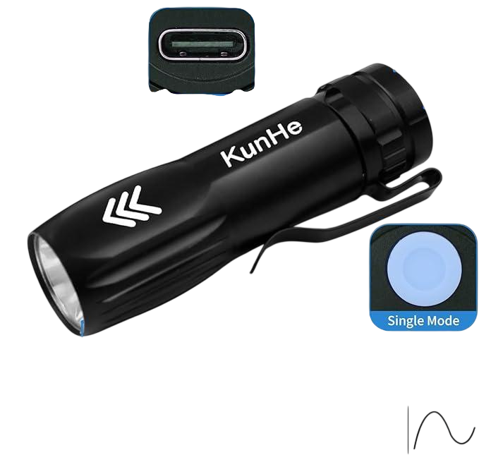 Mini Glow UV Flashlight (rechargeable) - Ideal Discs