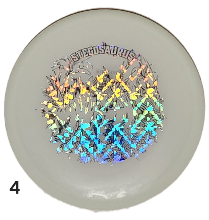 Dino Discs Egg Shell Glow Stegosaurus