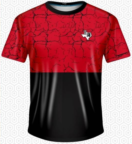Jersey - Cracked (Red/Black) - Ideal Discs